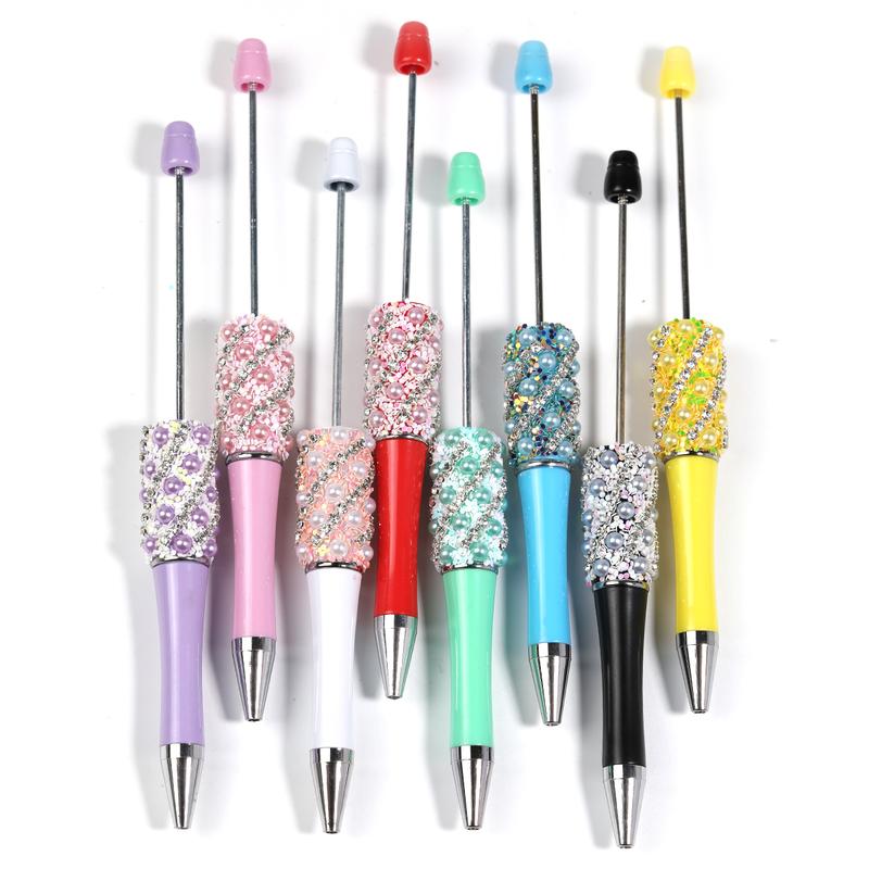 5PCS DIY Claw chain sequinned pearl and Mermaid beads pen