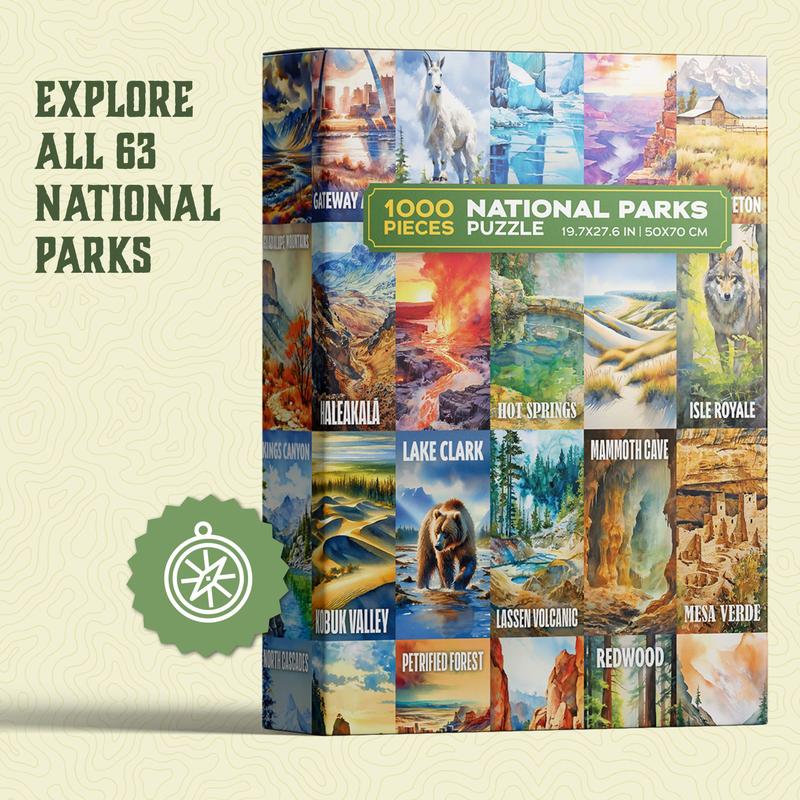 The National Parks 1000 Piece Jigsaw Puzzle