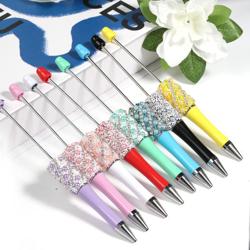 5PCS DIY Claw chain sequinned pearl and Mermaid beads pen