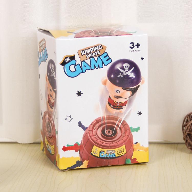 Jumping Pirates Bucket Board Game for Kids - Interactive and Fun Design + Easy-to-Play Family Game + Portable & Durable + TikTok Trending Toy