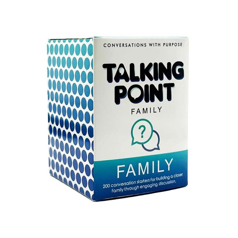 Talking Point Family Conversation Card, 200pcs box Family Conversation Card, Party Activity Supplies for Parent-child Bonding