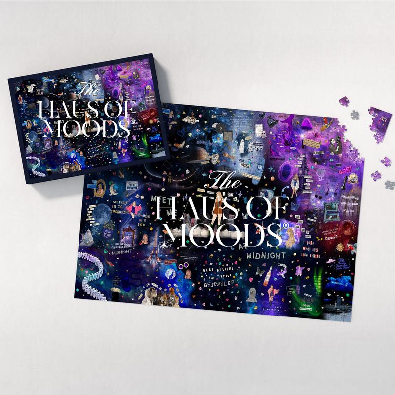 Midnights Lyrics & Easter Eggs Jigsaw Puzzle 500 1000 Piece [OFFICIAL Haus of Moods PUZZLE] Eras Puzzle