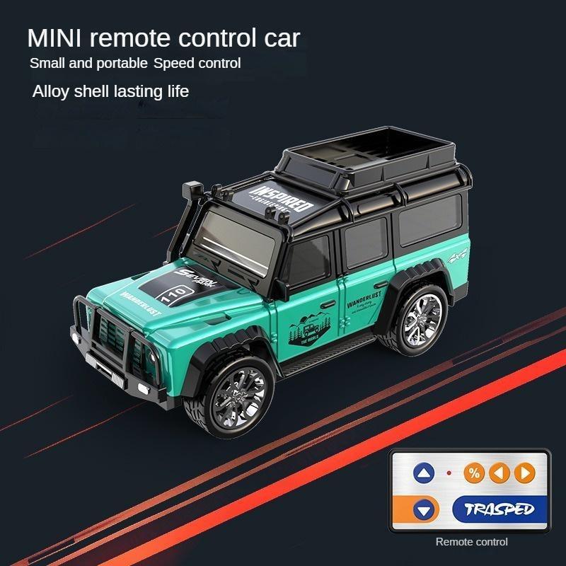 1 64 Mini RC Drift Car, Tiny Alloy Truck,Remote Control RWD Off-Road Vehicle,USB Rechargeable,Birthday Gift for Boys Children,Electric Toys 2.4GHz Control,RC Drift Hobby